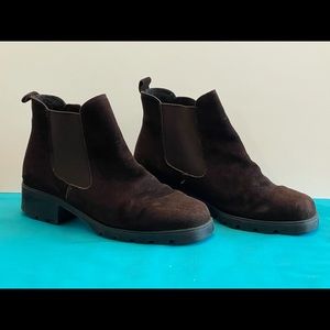 Comfy Brown Suede Ankle Boots
